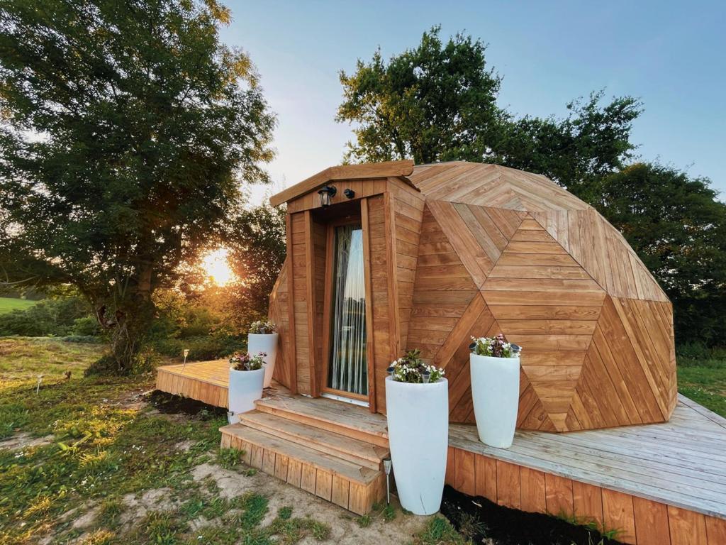L'Etoile De Baynes Hotell Cerisy-la-Foret Eksteriør bilde